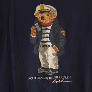 Ralph Lauren Navy Polo Bear T-Shirt